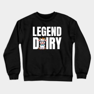 Legendary Cow Pun Crewneck Sweatshirt